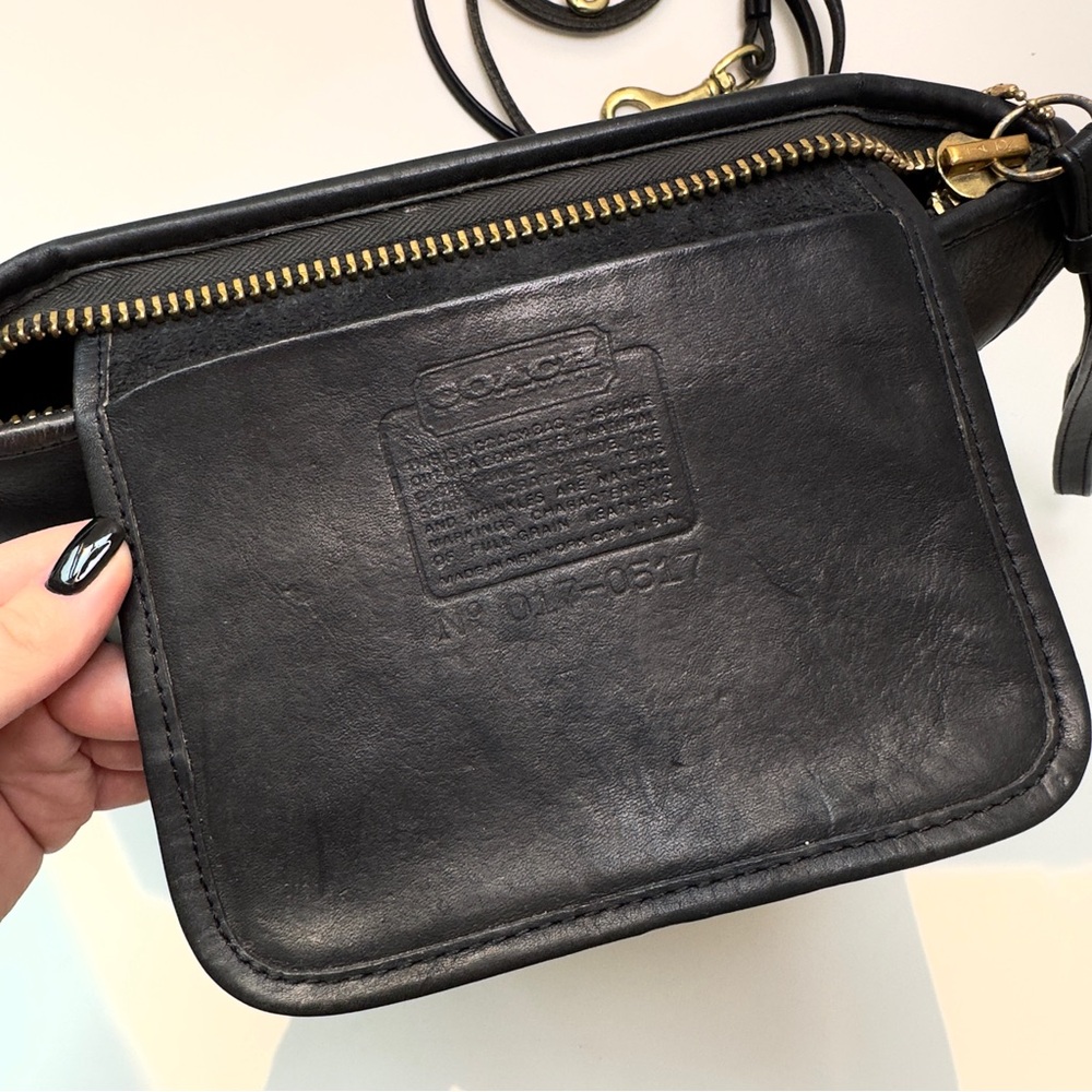 ✅Sold✅ Vintage Coach 1970s NYC Leatherware Basic Shoulder Bag #9455 - Picture 8 of 13